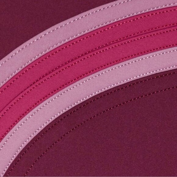 Lululemon Run Crew Tight *28"Deep Ruby / Star Ruby / Figue size 10 - Picture 5 of 10